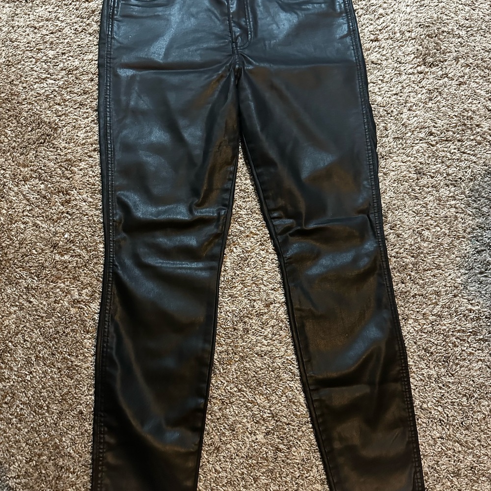 Black Coated Women's Jeans
